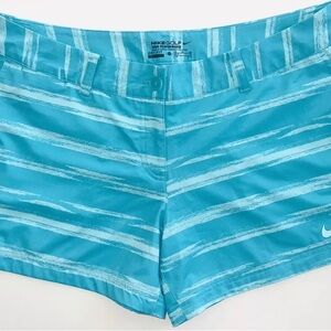 NIKEGOLF Tour Performance DRI-FIT Women's Teal Blue  ATHLETIC SHORTS Size 16 EC